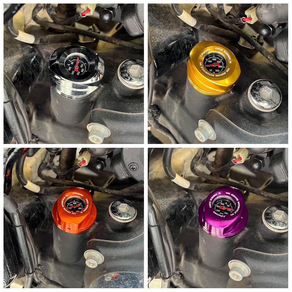 Oil Dipstick With Temperature Gauge For Harley Davidson Touring Street Glide Road Glide ST CVO FLTRX FLTRXSE FLTRXSTSE FLHXSE 2023-2025 - pazoma