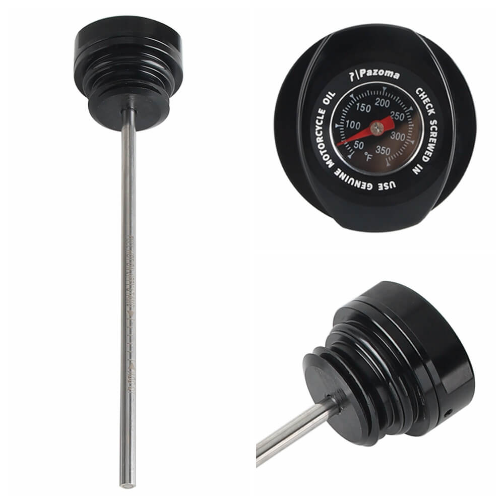 Oil Dipstick With Temperature Gauge For Harley Davidson Touring Street Glide Road Glide ST CVO FLTRX FLTRXSE FLTRXSTSE FLHXSE 2023-2025 - pazoma