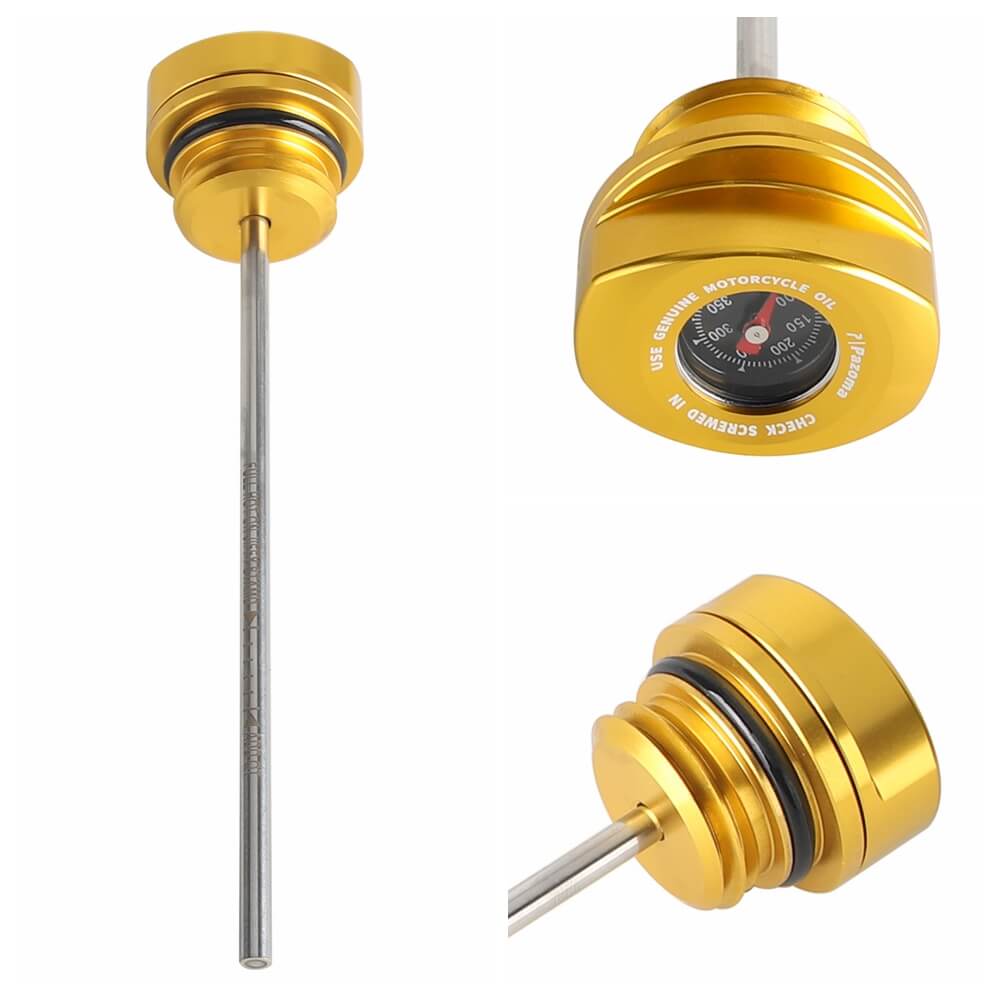 Oil Dipstick With Temperature Gauge For Harley Davidson Touring Street Glide Road Glide ST CVO FLTRX FLTRXSE FLTRXSTSE FLHXSE 2023-2025 - pazoma