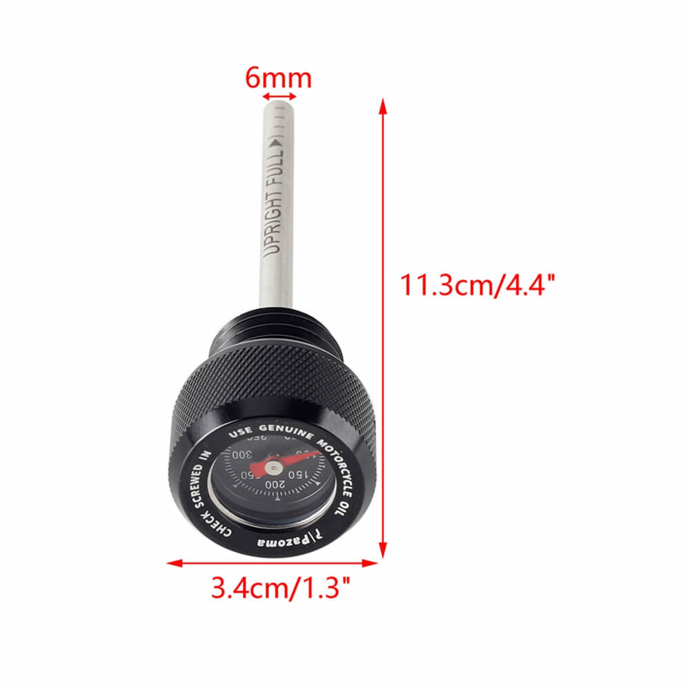 Harley Revolution Max Engine Pan America CVO Sportster S Nightster RA1250SE RA1250S RH1250S RH975 RH975S Oil Dipstick With Temperature Gauge 2021-2025 - pazoma