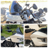 Performance Bagger Handguards Hand Guard w/Mounting Hardware For Harley Touring Road Glide ST CVO FLTRX FLTRXSE FLTRXSTSE 2023.5-2025 MEB7233 - pazoma