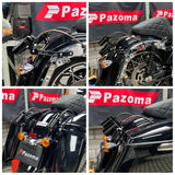 2014-2025 Harley Touring Road King Street Electra Road Glide Remote Reservoir Rear Suspension Adjustable Shocks FLHX FLHR FLTRX FLTRU FLHTK - pazoma