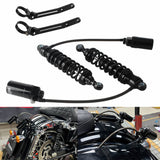 2014-2025 Harley Touring Road King Street Electra Road Glide Remote Reservoir Rear Suspension Adjustable Shocks FLHX FLHR FLTRX FLTRU FLHTK - pazoma