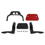 Harley Touring Road Glide King Electra Street Glide ST CVO FLHRXS FLHT FLTRXSE FLHXSE Bagger Backrests Low Profile Fixed Sissy Bar Kit 14-25 - pazoma
