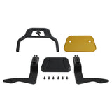 Low Mini Pad Short Passenger Sissy Bar Upright Backrest For Harley Touring Road Glide Road King Street Glide Special ST CVO FLHRXS FLTR '14- - pazoma