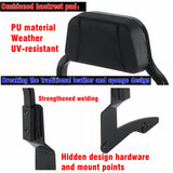 2018-2025 Harley M8 Softail Fat Bob FXFB FXFBS Club Style Sissy Bar Short Passenger Backrests - pazoma