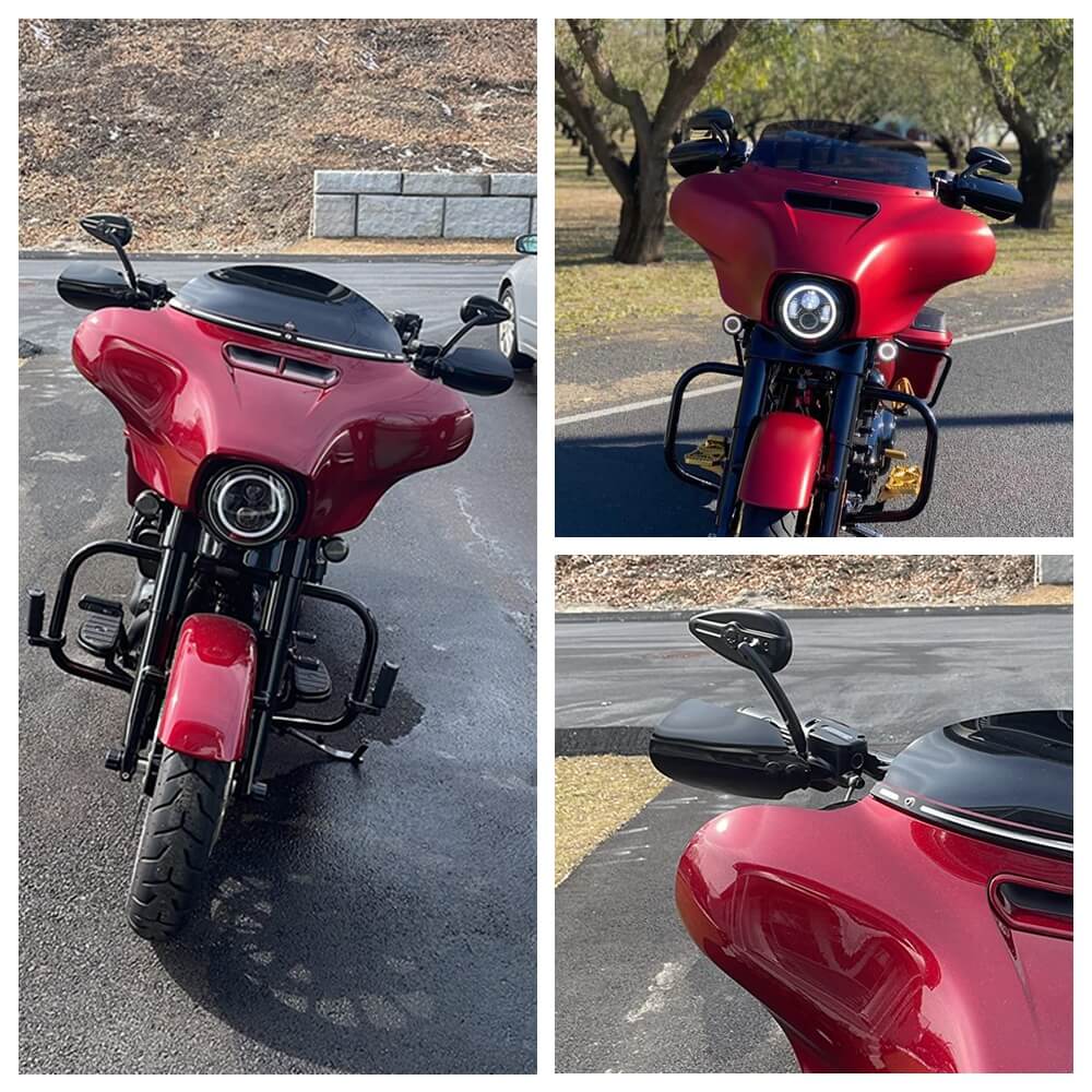 Performance Bagger Handguards Hand Guard For Harley Touring Street Glide CVO/SE Special FLHX FLHXSE FLHXS Electra Glide Standard FLHTP 21- - pazoma