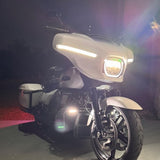 Performance Bagger Handguards Hand Guard w/Mounting Hardware For Harley Touring Street Glide CVO Ultra FLHX FLHXSE FLHXU 2023.5-2025 MEB7234 - pazoma