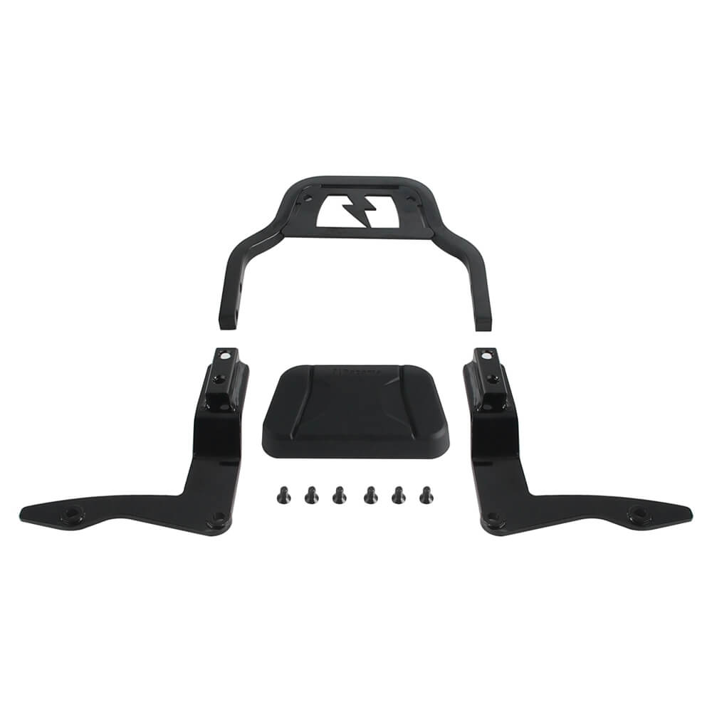 Low Mini Pad Short Passenger Sissy Bar Upright Backrest For Harley Touring Road Glide Road King Street Glide Special ST CVO FLHRXS FLTR '14- - pazoma