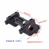 Pull Back Riser W/ Top Clamp Cover Kit Handlebar Conversion from 25.4mm to 31.8mm For Harley Sportster S 1250 RH1250S 2021-2025 - pazoma