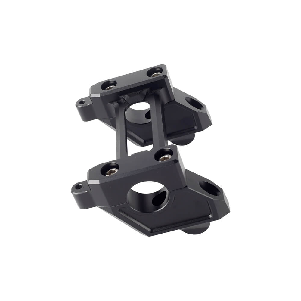 Pull Back Riser W/ Top Clamp Cover Kit Handlebar Conversion from 25.4mm to 31.8mm For Harley Sportster S 1250 RH1250S 2021-2025 - pazoma