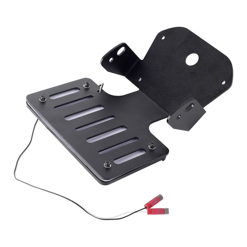 2021-2025 Harley Pan America ST 1250 Special RA1250 RA1250S CVO RA1250SE License Plate Bracket Holder Fender Eliminator Kit With LED Light Plate Frame - pazoma