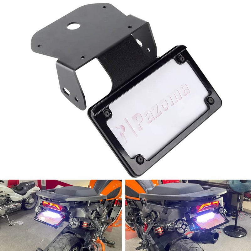 Rear Short License Registration Plate Bracket Holder Fender Eliminator For Harley Pan America 1250 ST RA1250ST Special RA1250S RA1250 CVO RA1250SE 21- - pazoma