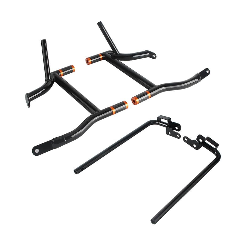 Rear Performance Crash Bar Saddlebags Guards For '14-'25 Harley Touring Street Glide Road Glide Road King Electra Ultra FLHT FLHX - pazoma