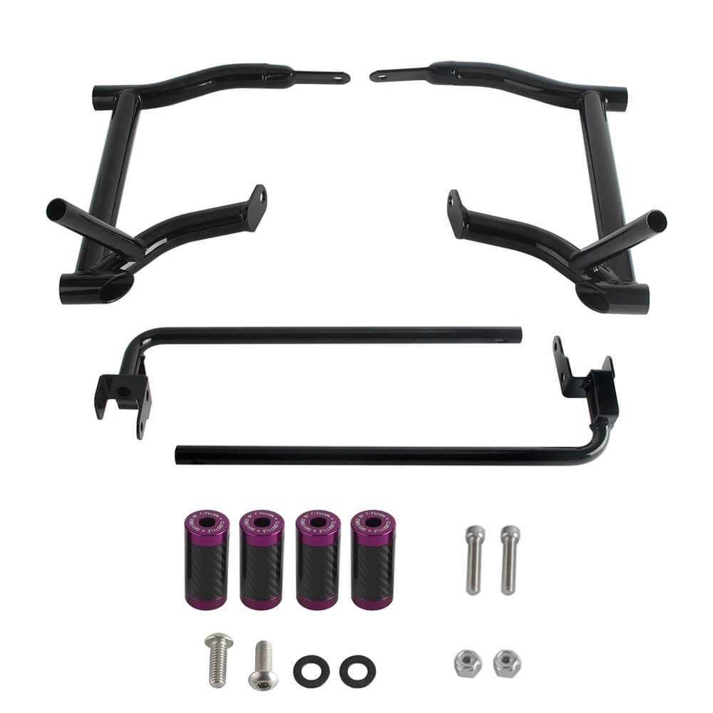 Rear Performance Crash Bar Saddlebags Guards For '14-'25 Harley Touring Street Glide Road Glide Road King Electra Ultra FLHT FLHX - pazoma