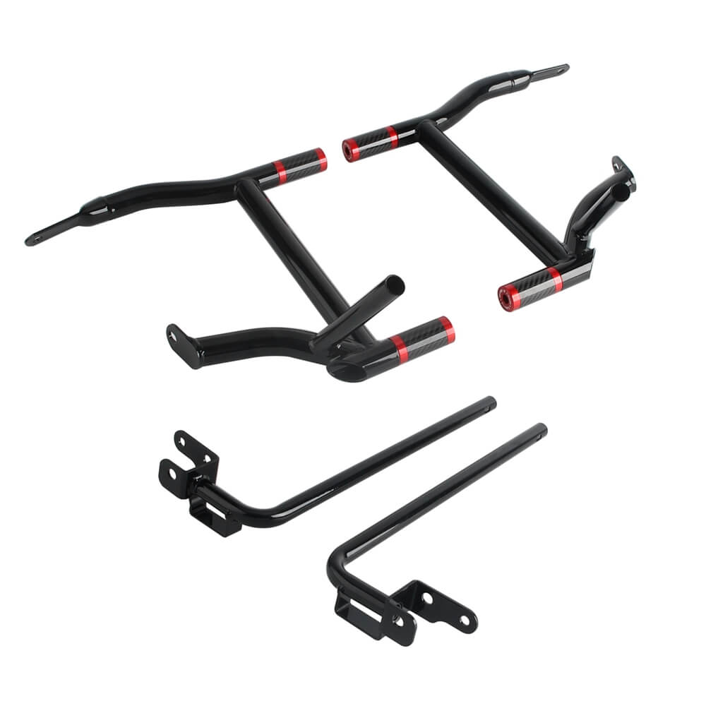 Rear Performance Crash Bar Saddlebags Guards For '14-'25 Harley Touring Street Glide Road Glide Road King Electra Ultra FLHT FLHX - pazoma