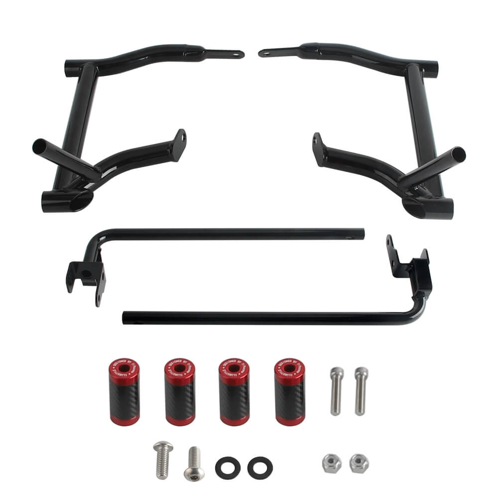 Rear Performance Crash Bar Saddlebags Guards For '14-'25 Harley Touring Street Glide Road Glide Road King Electra Ultra FLHT FLHX - pazoma