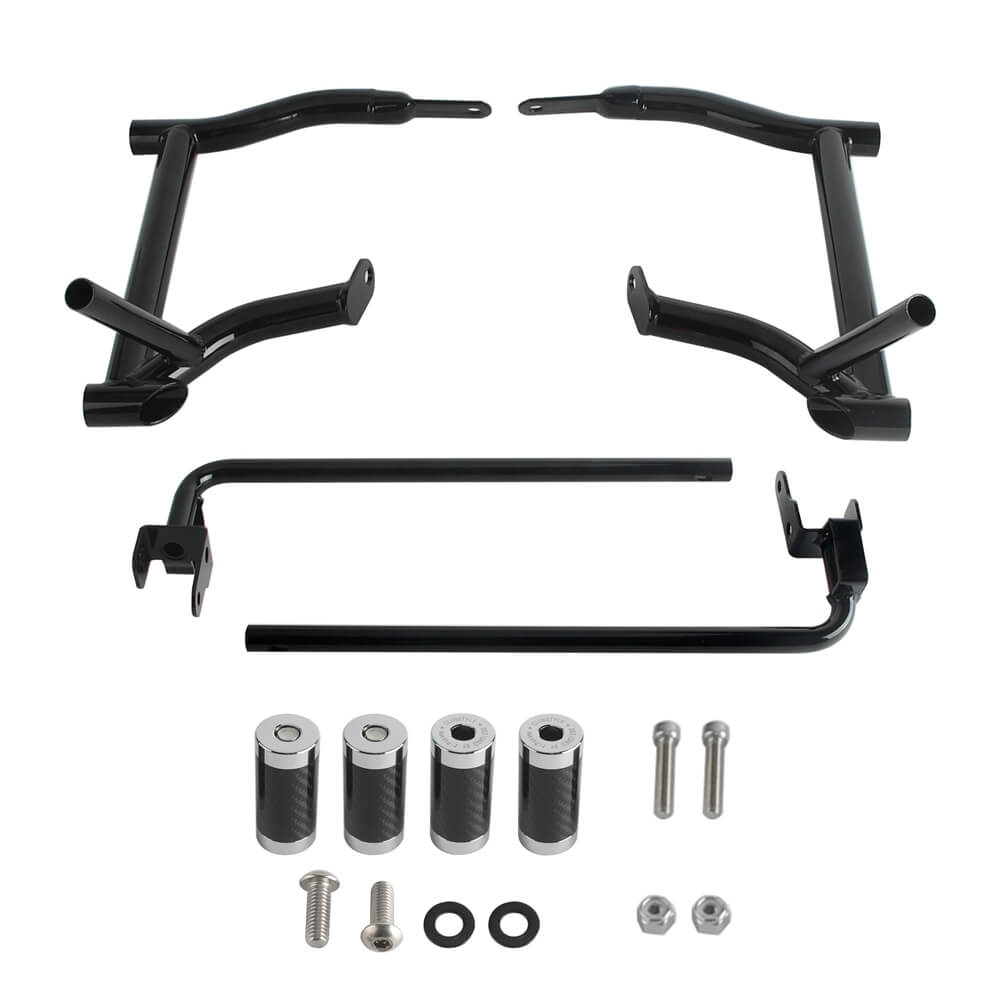 Rear Performance Crash Bar Saddlebags Guards For '14-'25 Harley Touring Street Glide Road Glide Road King Electra Ultra FLHT FLHX - pazoma