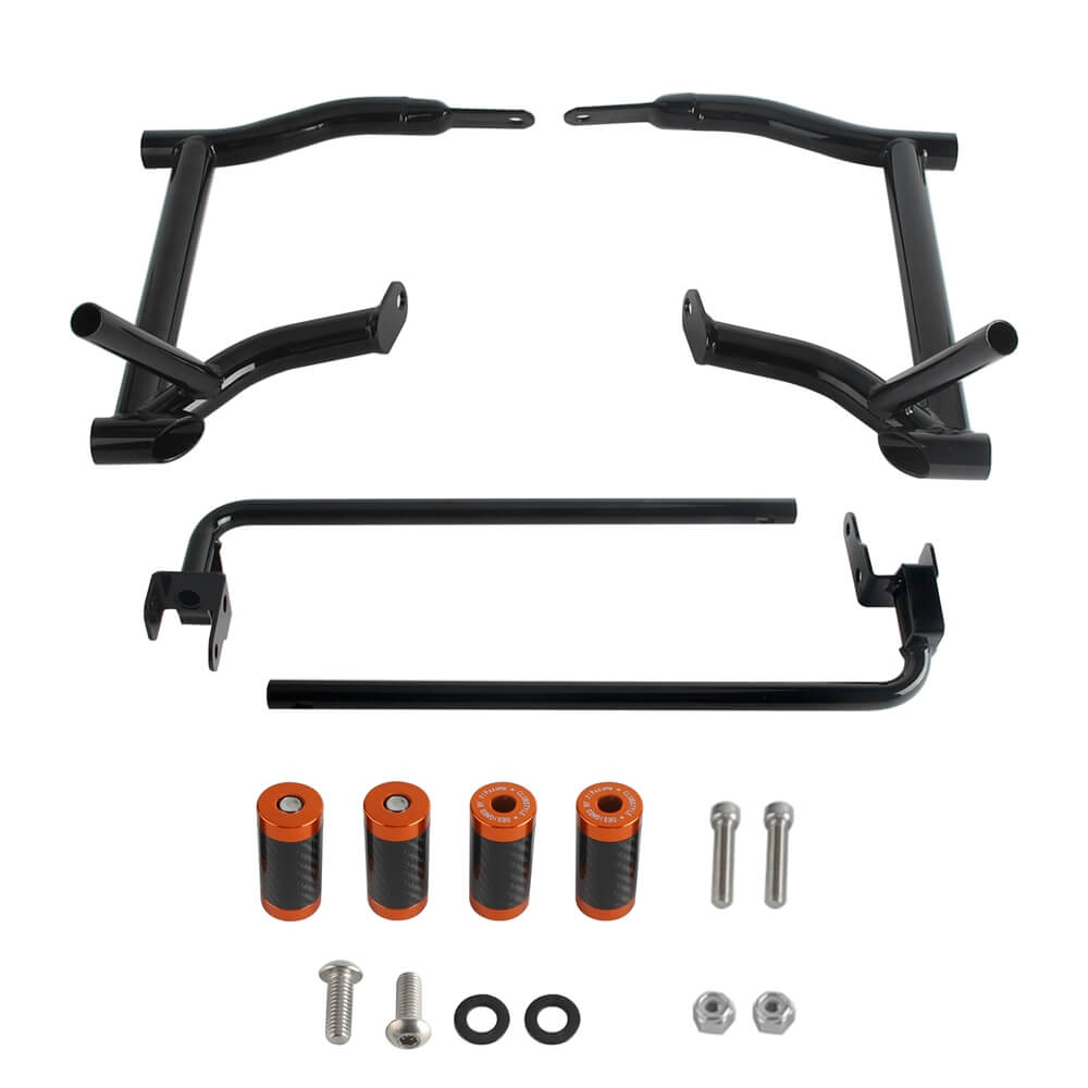 Rear Performance Crash Bar Saddlebags Guards For '14-'25 Harley Touring Street Glide Road Glide Road King Electra Ultra FLHT FLHX - pazoma