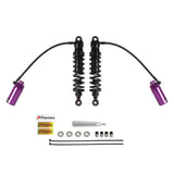 Remote Reservoir 13" Rear Suspension Adjustable Twin Shock Absorbers for Harley Davidson Touring FL 1990- Without Mounts - pazoma