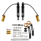 2014-2025 Harley Touring Road King Street Electra Road Glide Remote Reservoir Rear Suspension Adjustable Shocks FLHX FLHR FLTRX FLTRU FLHTK - pazoma