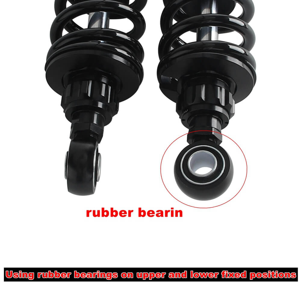 2014-2025 Harley Touring Road King Street Electra Road Glide Remote Reservoir Rear Suspension Adjustable Shocks FLHX FLHR FLTRX FLTRU FLHTK - pazoma