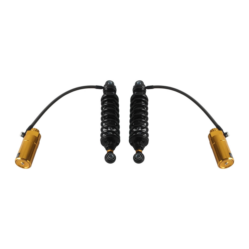 2014-2025 Harley Touring Road King Street Electra Road Glide Remote Reservoir Rear Suspension Adjustable Shocks FLHX FLHR FLTRX FLTRU FLHTK - pazoma