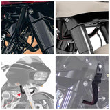 Performance Engine Guard Crash Bar W/Fairing Support Kit For Harley Road Glide Special Ultra Limited CVO ST FLTRXST FLTRXSE FLTRU FLTRK 15-23 - pazoma