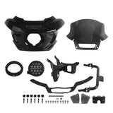 ST Style Front Fairing W/Slim Line 5 3/4" LED Headlight For Harley Softail Street Bob Standard Low Rider S FXLR FXBB FXST 18- - pazoma
