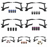 Saddlebag Tip-Over Bar Set Saddle Bag Guards Crash Bars For Harley Touring Street Glide Road Glide Road King ElectraUltra FLHT FLHX 09-2024