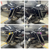 2014-25 Harley Street Glide Road Glide Road King FLHR FLTR FLHX FLHTKSE Performance High 2 Step Crash Bar Engine Guard Saddlebag Tip-Over Bar - pazoma