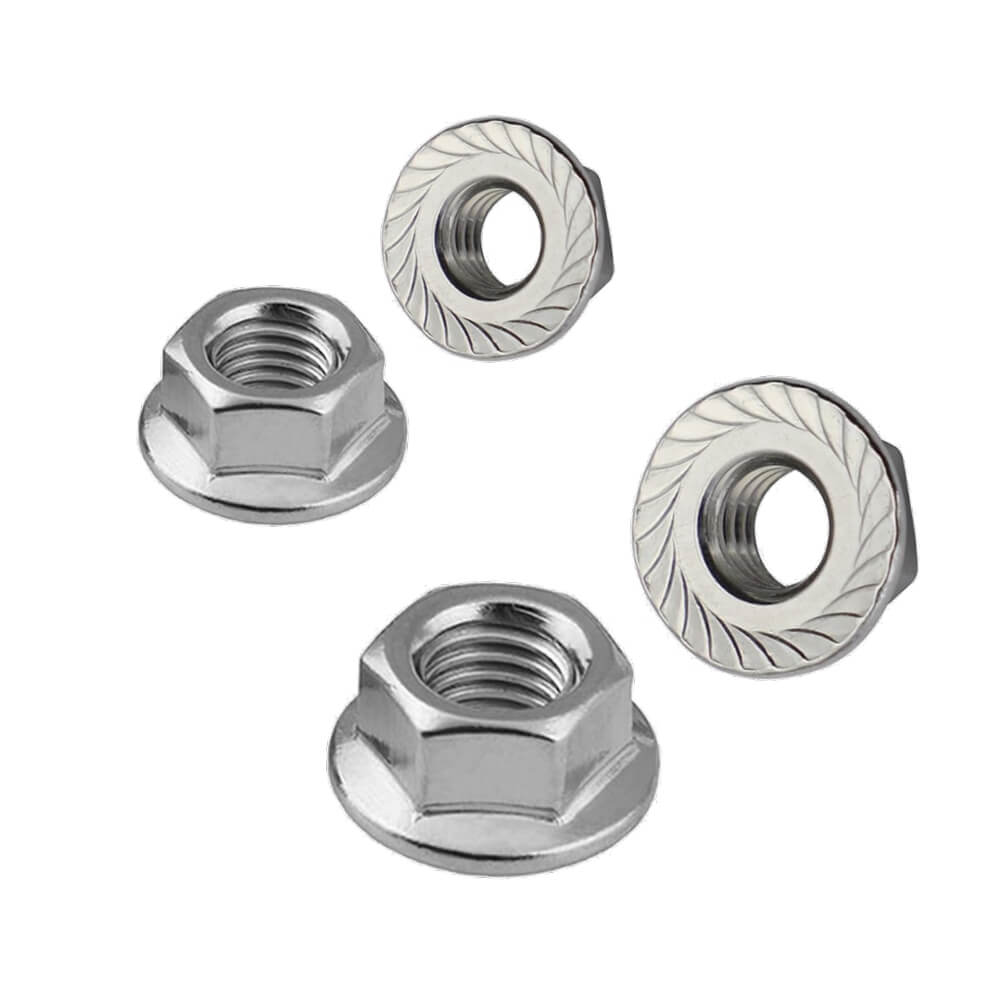 Stainless Steel Exhaust Flange Nut For Harley Davidson 1984-2025 Touring Dyna Softail Sportster Evolution Big Twin Evolution & Twin Cam Models - pazoma