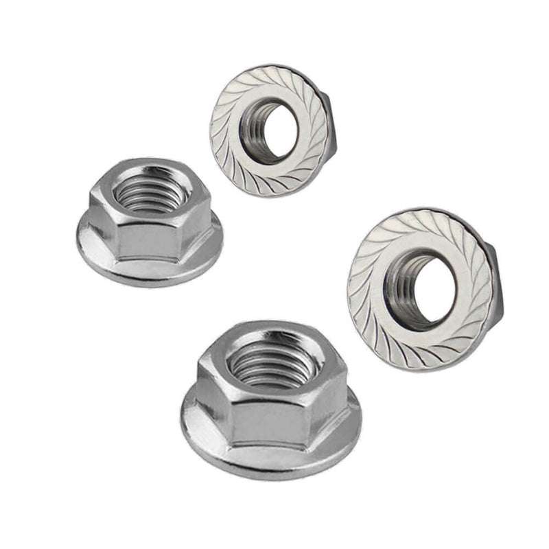 Stainless Steel Exhaust Flange Nut For Harley Davidson 1984-2025 Touring Dyna Softail Sportster Evolution Big Twin Evolution & Twin Cam Models - pazoma