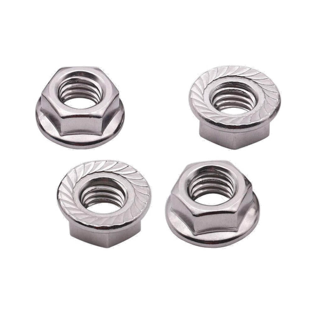 Stainless Steel Exhaust Flange Nut For Harley Davidson 1984-2025 Touring Dyna Softail Sportster Evolution Big Twin Evolution & Twin Cam Models - pazoma