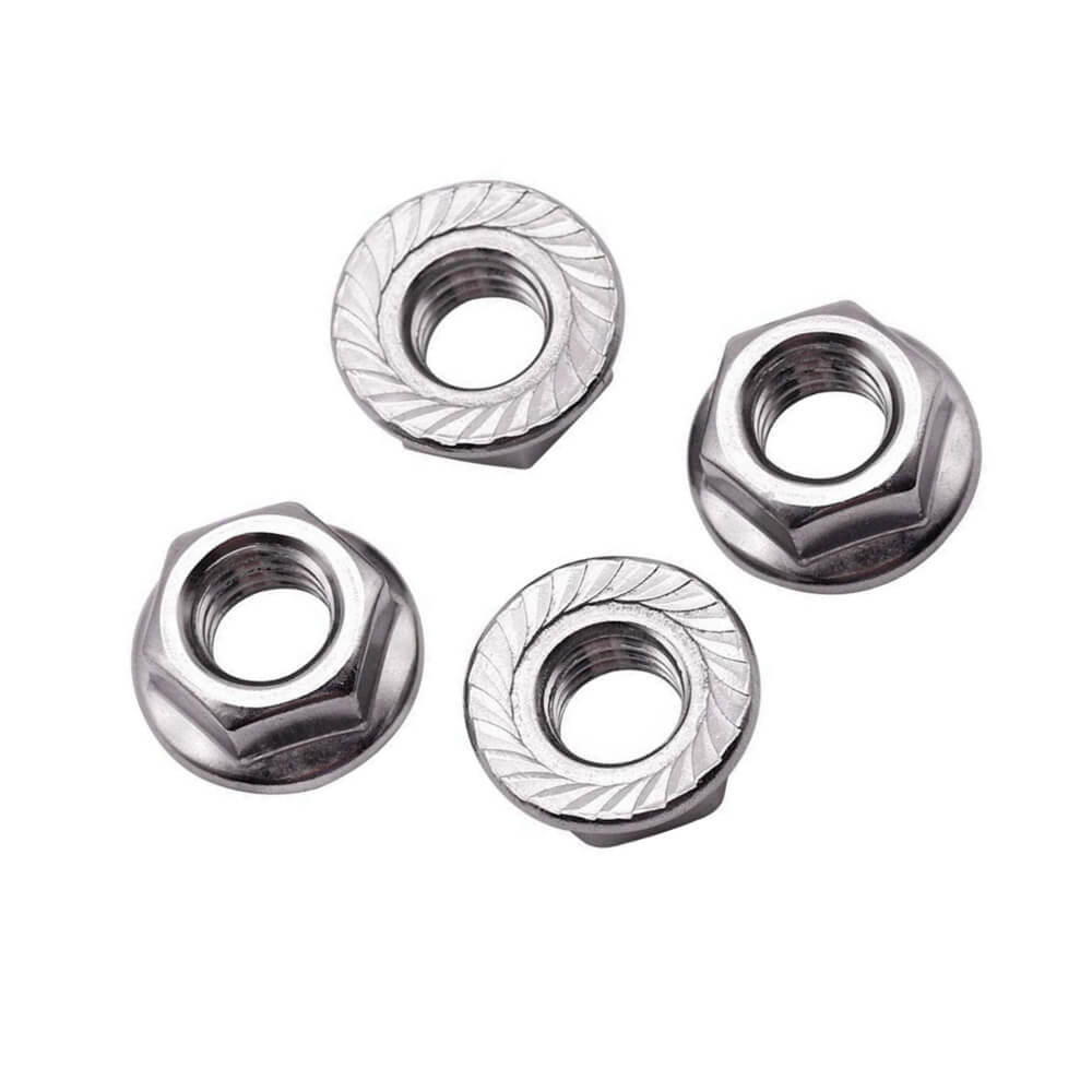 Stainless Steel Exhaust Flange Nut For Harley Davidson 1984-2025 Touring Dyna Softail Sportster Evolution Big Twin Evolution & Twin Cam Models - pazoma