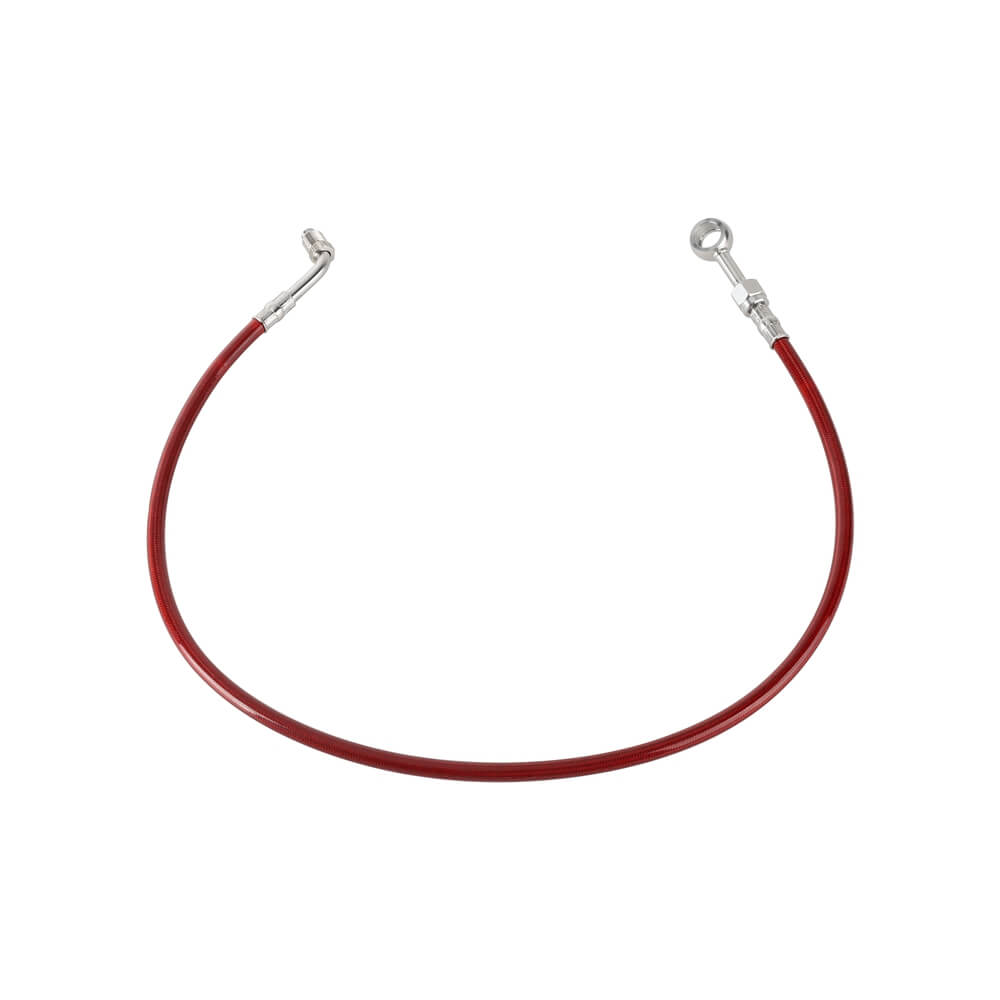 Stainless Upper Brake Line w/ Banjo Adapter For Harley Softail M8 Heritage Classic Breakout Slim Fat Boy Street Bob Sport Glide - pazoma