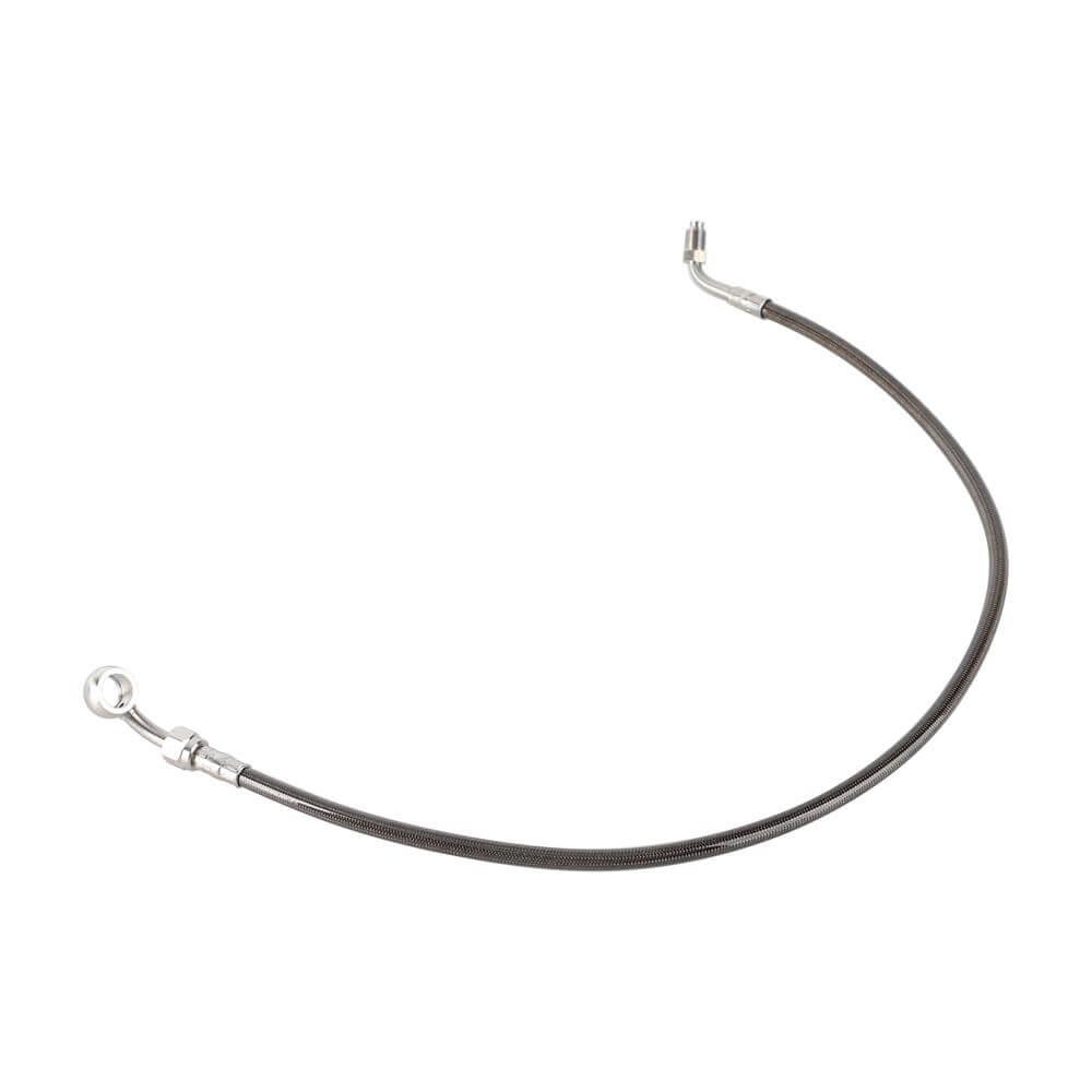 Stainless Upper Brake Line w/ Banjo Adapter For Harley Softail M8 Heritage Classic Breakout Slim Fat Boy Street Bob Sport Glide - pazoma