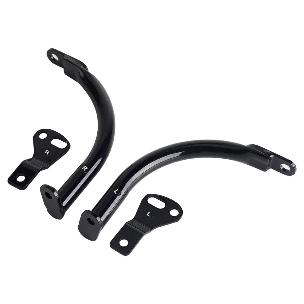 Concealed Design Harley FXLRST Fairing Support Kit For installation of Flat-Out Bar Mustache Crash Bar Traditional Engine Guards - pazoma