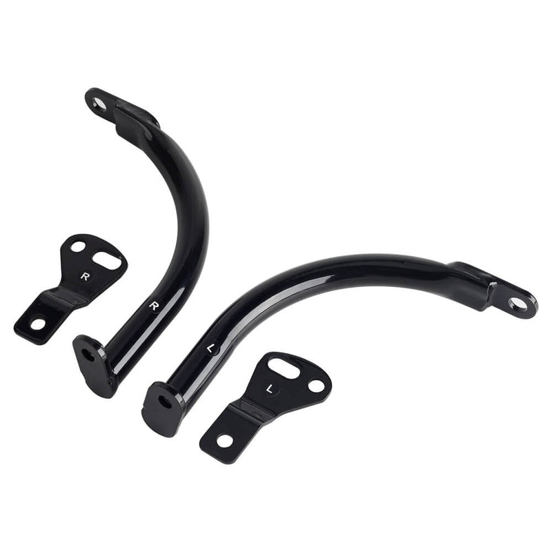 Concealed Design Harley FXLRST Fairing Support Kit For installation of Flat-Out Bar Mustache Crash Bar Traditional Engine Guards - pazoma