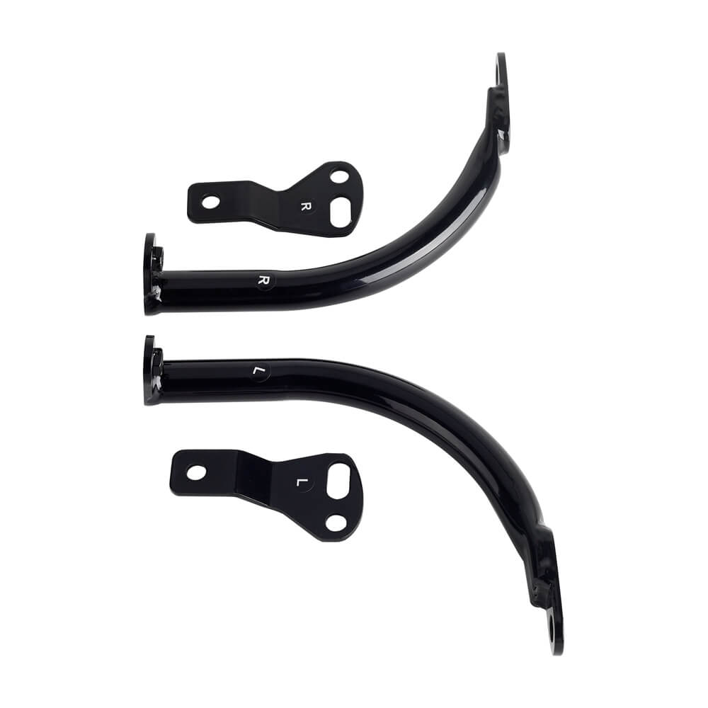 Concealed Design Harley FXLRST Fairing Support Kit For installation of Flat-Out Bar Mustache Crash Bar Traditional Engine Guards - pazoma