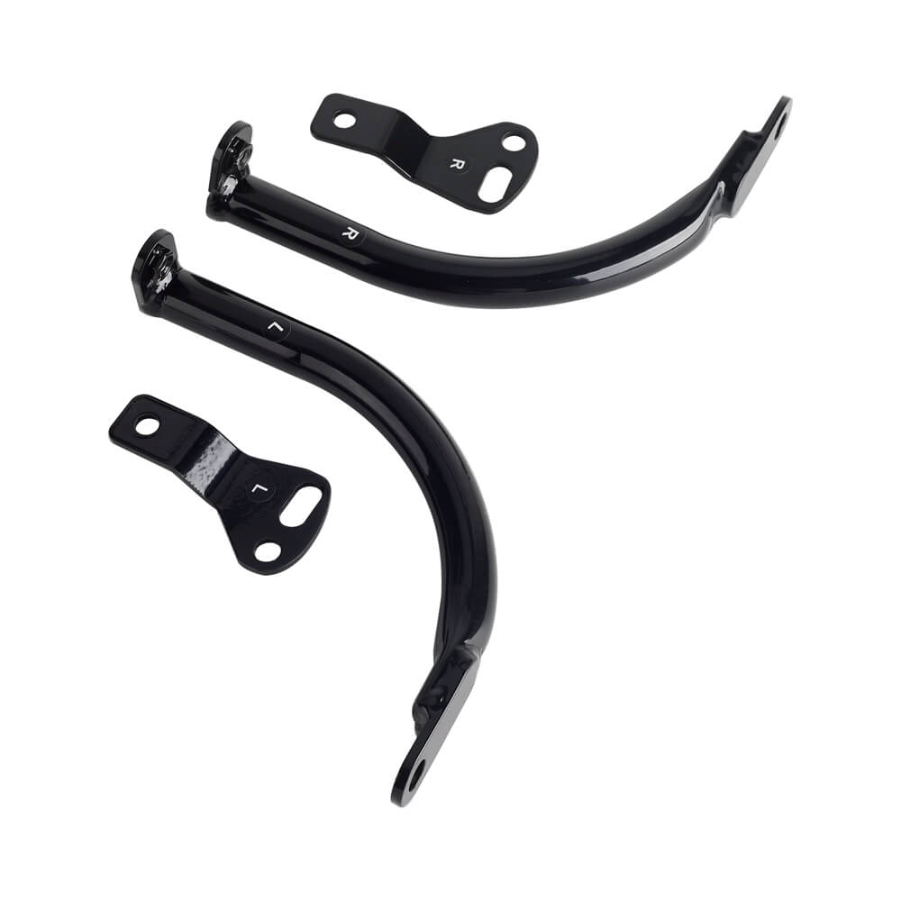 Concealed Design Harley FXLRST Fairing Support Kit For installation of Flat-Out Bar Mustache Crash Bar Traditional Engine Guards - pazoma