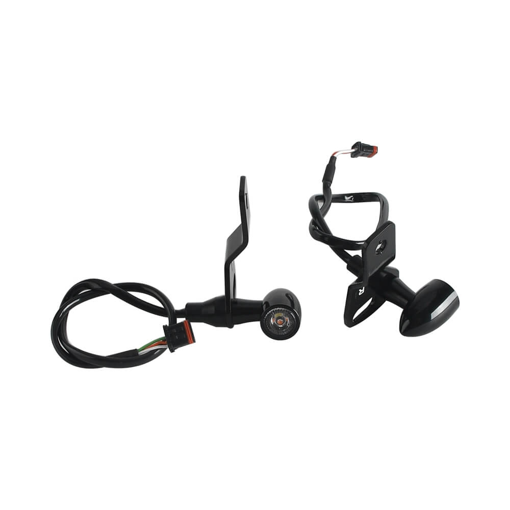 Stealth Fairing Support Bar Support Brackets Mount w/LED DRL Turn Signals Light For Harley Softail FXLRST 117 Low Rider ST EI Diablo FXRST 2022-2025 - pazoma