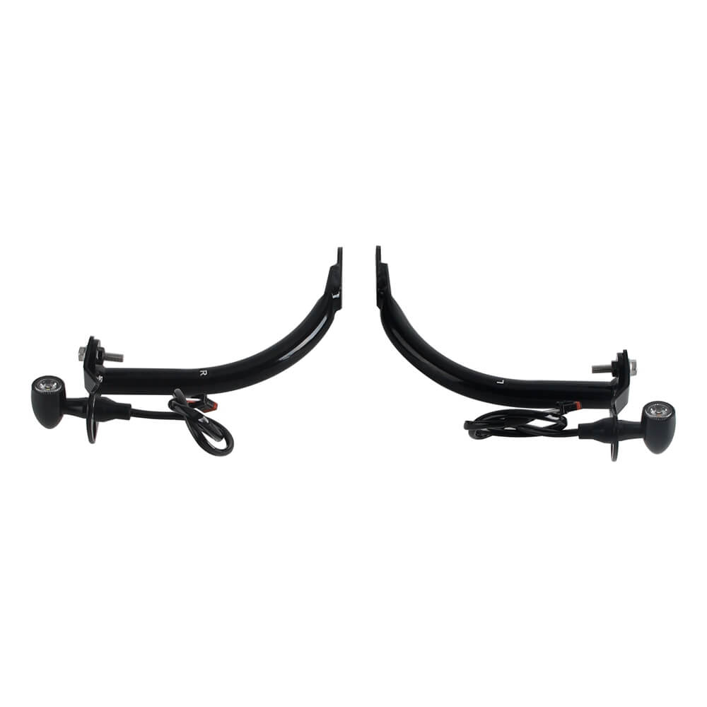 Stealth Fairing Support Bar Support Brackets Mount w/LED DRL Turn Signals Light For Harley Softail FXLRST 117 Low Rider ST EI Diablo FXRST 2022-2025 - pazoma