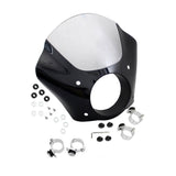 Headlight Gauntlet Front Fairing Windshield Kit For Harley Dyna Softail Street Bob Sportster XL 883 1200 Street XG500 750 1986-2020 - pazoma