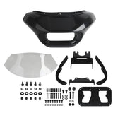 Harley Softail Low Rider S 114 117 FXLRS Front Headlight Shark Fairing w/Baja Designs Dual LP4 Lighting Bracket Mounting Kit - pazoma