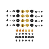 T25 Bolts Screws Bushing Inserts for Harley Memphis Shades Road Warrior Fairing Trigger-Lock Mount Kit Windscreen Hand Guards MEM7371 MEB7215 - pazoma