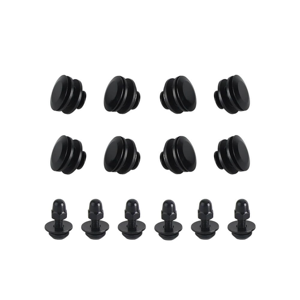 T25 Bolts Screws Bushing Inserts for Harley Memphis Shades Road Warrior Fairing Trigger-Lock Mount Kit Windscreen Hand Guards MEM7371 MEB7215 - pazoma