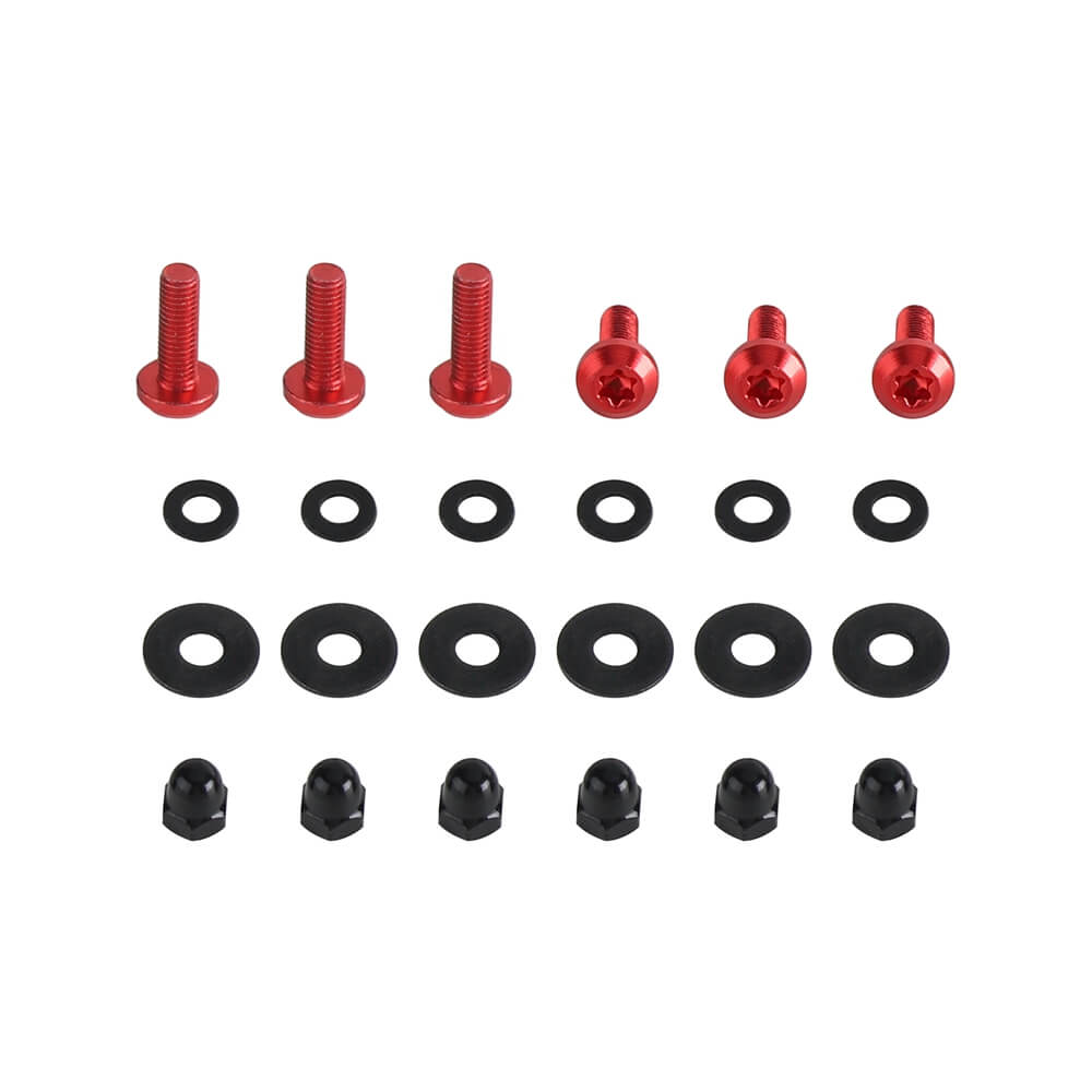 T25 Fairing Windshield Bolts Screws for Harley Memphis Shades Road Warrior Fairing Windscreen 6 PCS Aluminum - pazoma