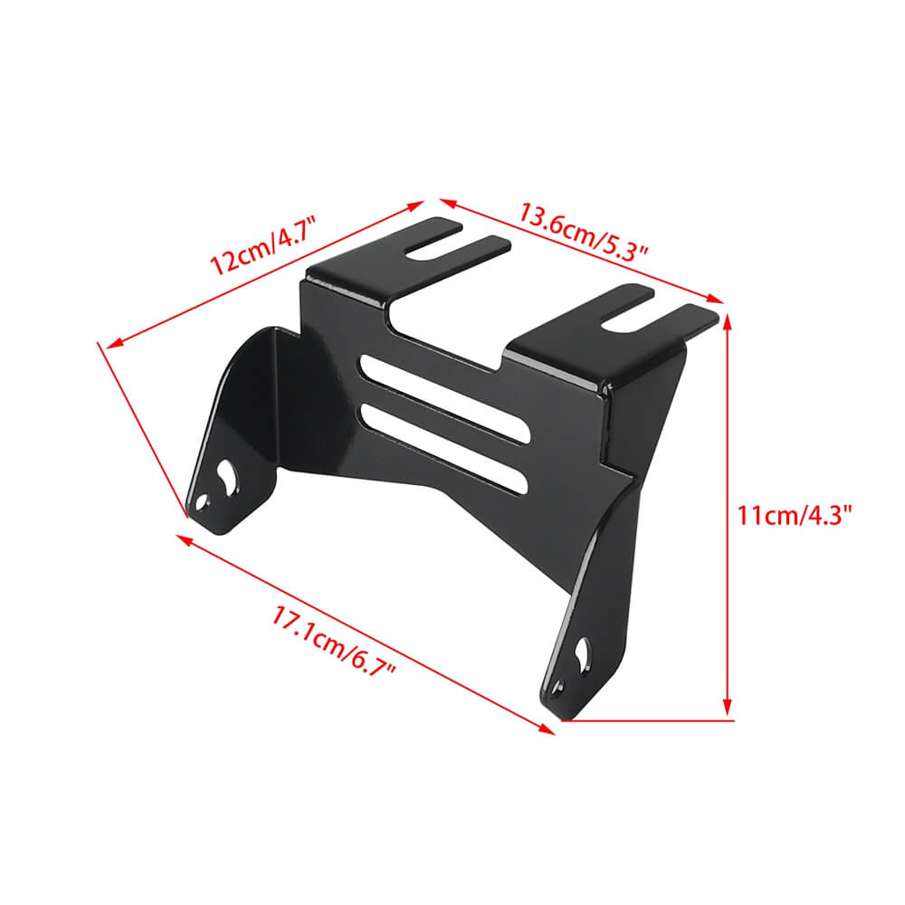 Universal 3.5" Bar Mount Baja Designs LP6 Pro LED Auxiliary Light Lighting Bracket System Mounting Combo Kit For Harley Low Rider S Dyna Softail - pazoma