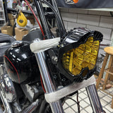 Universal 3.5" Bar Mount Baja Designs LP9 Pro LED Auxiliary Light Lighting Bracket System Mounting Combo Kit For Harley Road King Dyna Softail - pazoma